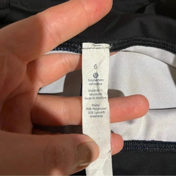 Lululemon Inspire Tight II Paint Storm Harbor Blue Multicolor Size 6 - Picture 7 of 13